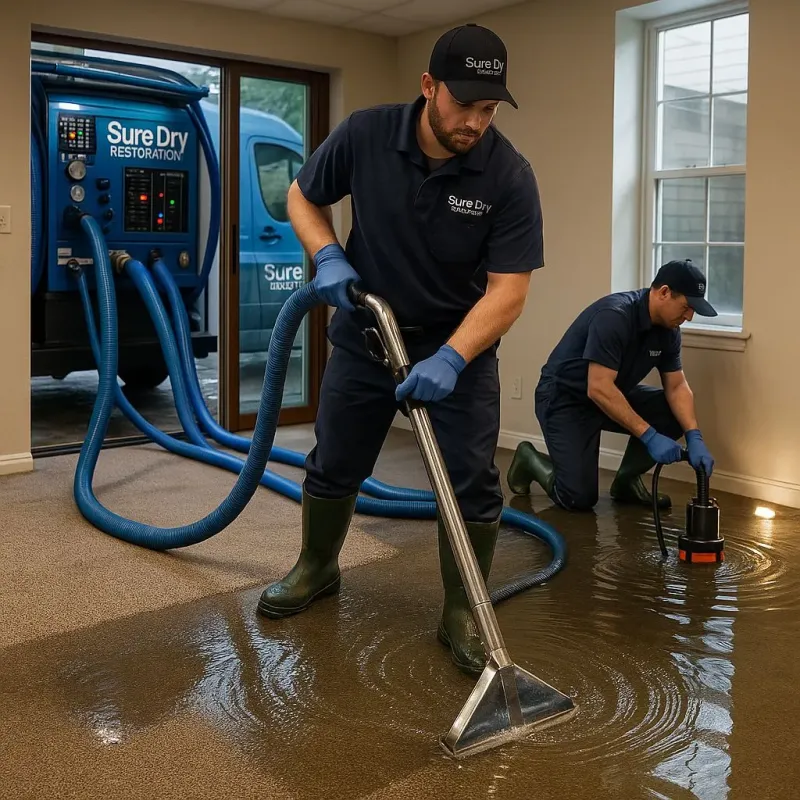 Water Extraction and Removal process in Nacogdoches, TX